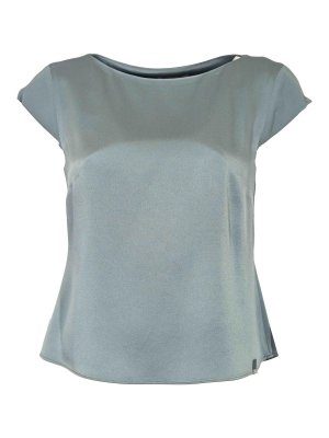 HERNO: bluse - Viscose Satin Blouse