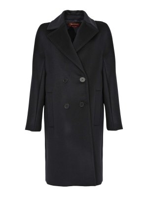 MAX MARA STUDIO: knee length coats - Agenda Oversized Wool Coat