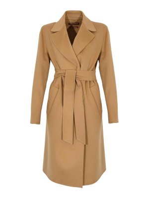 MAX MARA STUDIO: Abrigos semilargos - Abrigo Midi - Camel