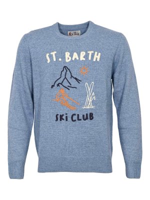 MC2 SAINT BARTH: crew necks - Ski Club Wool And Cashmere Sweater