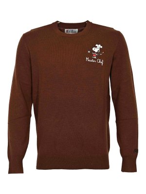 MC2 SAINT BARTH: crew necks - Heron Snoopy  Wool And Cashmere Sweater