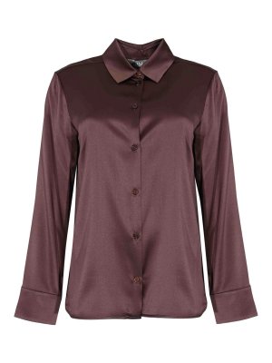 Max Mara: shirts - Emir Silk Satin Shirt