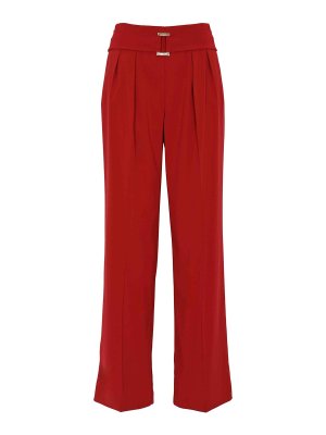 PATRIZIA PEPE: Pantalons casual - Pantalons Décontractés - Rouge