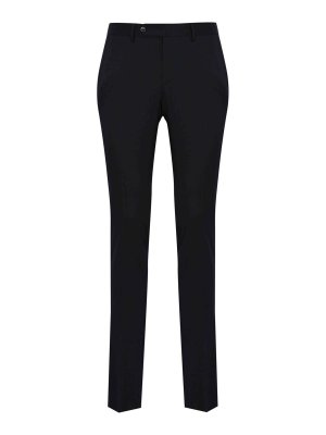 PT TORINO: casual trousers - Super Slim Travel Trousers In Wool Blend