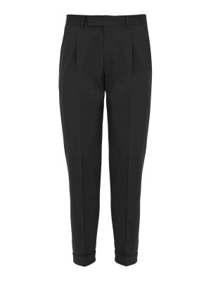 PT TORINO: Casual Hosen - Casual Hose - Dunkelbraun