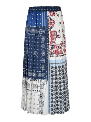 WEEKEND MAX MARA: Knee length skirts & Midi - Luna Skirt In Printed Twill