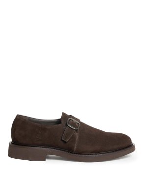 Doucal's: Mocassini e slippers - Suede  Single-Buckle Moccasin