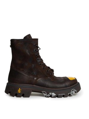 PREMIATA: boots - Brixton 460 Split Leather Boots
