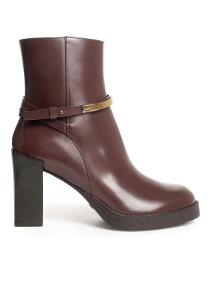 TOD'S: boots - Leather Ankle Boot