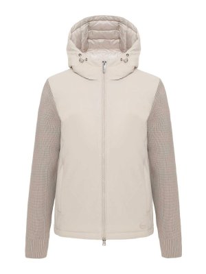 Colmar Originals: padded jackets - Padded Jacket With Knitted Sleeves