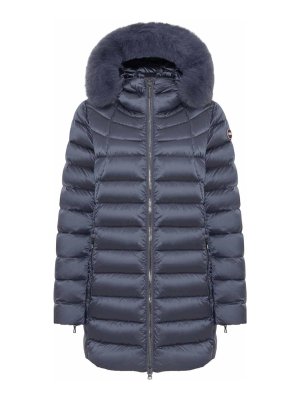 Colmar Originals: padded jackets - A-Line Down Jacket With Faux Fur