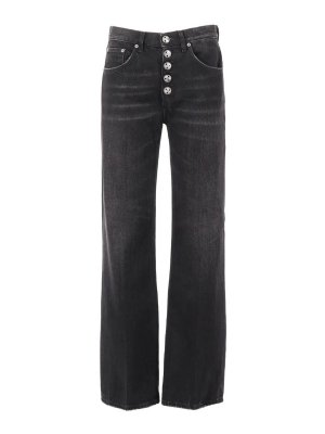 DONDUP: Straight Leg Jeans - Straight Leg Jeans - Schwarz