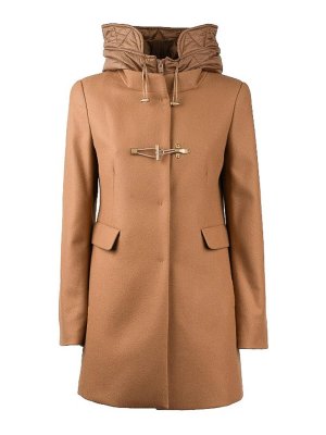FAY: knee length coats - Toggle Coat Db Front Nylon