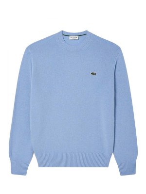 LACOSTE: Suéteres con cuello pico - Suéter Cuello Redondo - Azul
