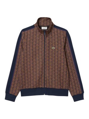 LACOSTE: jumpsuits - Jacquard Jumpsuit With Zipper Paris Monogram