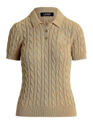 LAUREN RALPH LAUREN: crew necks - Natrissa-Short Sleeve-Pullover