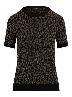 LAUREN RALPH LAUREN: crew necks - Eyelah-Short Sleeve-Pullover