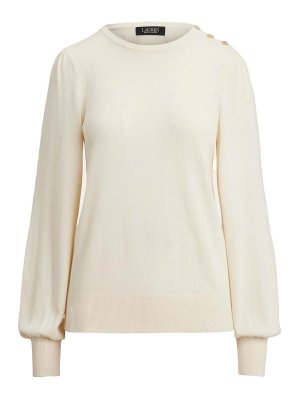 LAUREN RALPH LAUREN: crew necks - Dontrey-Long Sleeve-Pullover