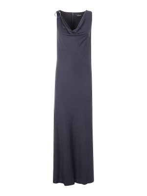 LAUREN RALPH LAUREN: ニーレングスドレス - 膝丈ドレス - 黒