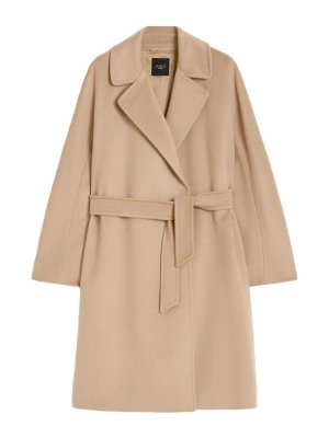 WEEKEND MAX MARA: Abrigos semilargos - Abrigo Midi - Beis