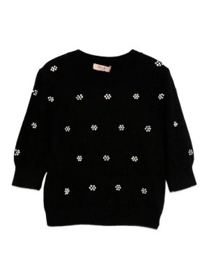 TWINSET: shirts - Embroidered M/C Shirt