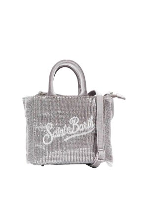 MC2 SAINT BARTH: Handtaschen - Shopper - Silber