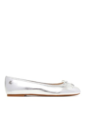 LAUREN RALPH LAUREN: Ballerinas - Ballerinas - Silber