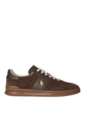 POLO RALPH LAUREN: Zapatillas - Zapatillas - Marrón