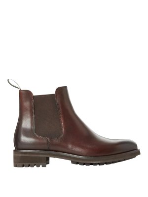 POLO RALPH LAUREN: ブーティー - アンクルブーツ - ブラウン