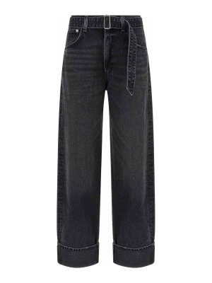 AGOLDE: straight leg jeans - Jeans With Belt