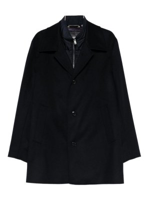 Hugo Boss: Abrigos semilargos - Abrigo Midi - Azul