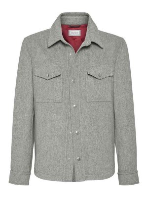 BRUNELLO CUCINELLI: casual jackets - Jacket With Shirt Style Pocket