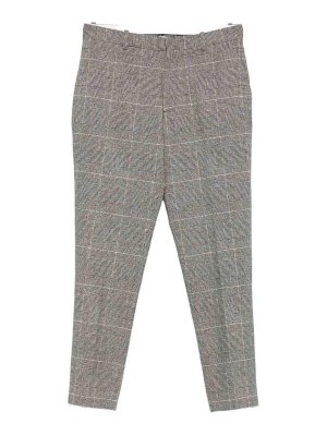 CIRCOLO 1901: casual trousers - Checked Trousers