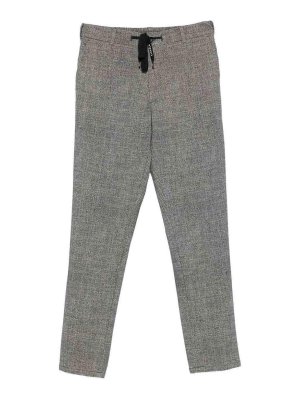 CIRCOLO 1901: casual trousers - Cotton blend trousers with drawstring
