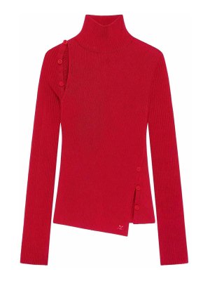 Courreges: maglia a collo alto e polo - Maglione A Collo Alto