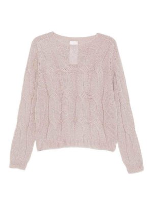 Liu Jo: crew necks - Sweater with woven workmanship