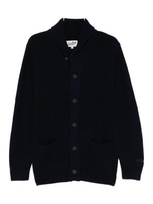 MC2 SAINT BARTH: cardigans - Cardigan with shawl collar and buttons
