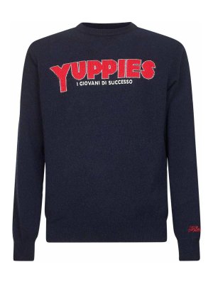 MC2 SAINT BARTH: crew necks - Sweater With Jacquard Writing