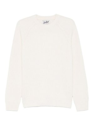 MC2 SAINT BARTH: Suéteres con cuello pico - Suéter Cuello Redondo - Blanco