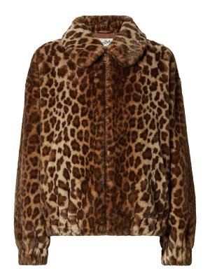 MC2 SAINT BARTH: Fourrure - Manteau En Fourrure - Marron