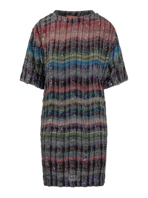 MISSONI: short dresses - Short dress with sequins