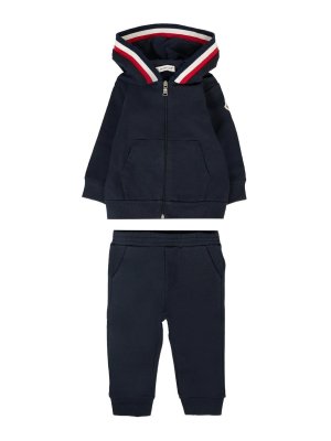 MONCLER JR: jumpsuits - Sports Tracksuit With Hood