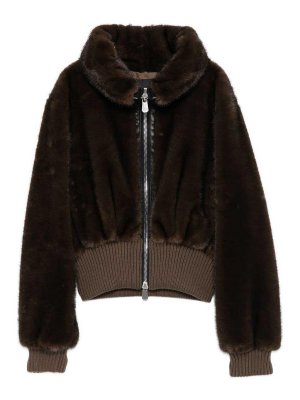 Pinko: Fur & Shearling Coats - Faux Fur Jacket
