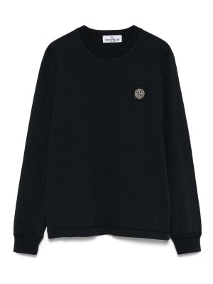 STONE ISLAND: t-shirts - T-Shirt With Compass Application