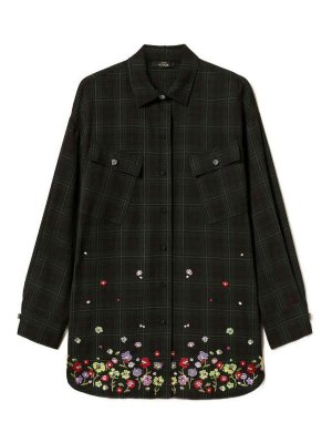 TWINSET: camicie - Camicia Con Ricamo A Fiori