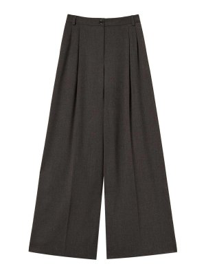 TWINSET: casual trousers - Palazzo Pants With Pleats