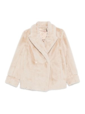 TWINSET: Pelz und Shearling - Pelz - Beige