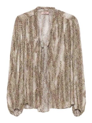 TWINSET: Blusen - Bluse - Braun