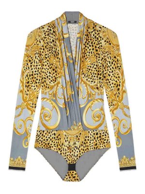 VERSACE: トップス＆タンクトップ - トップ/タンクトップ - グレー