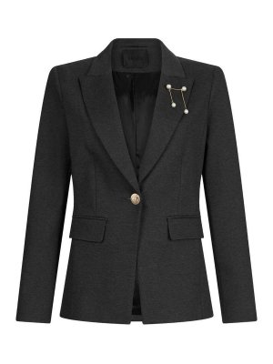Liu Jo: casual jackets - Fitted jacket with jewel decoration